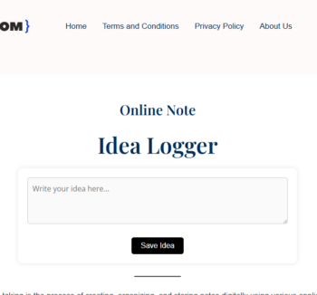 Notepad Online